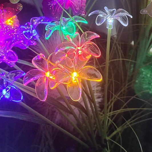 Solar Flower Lawn Light – Waterproof Outdoor Garden Décor