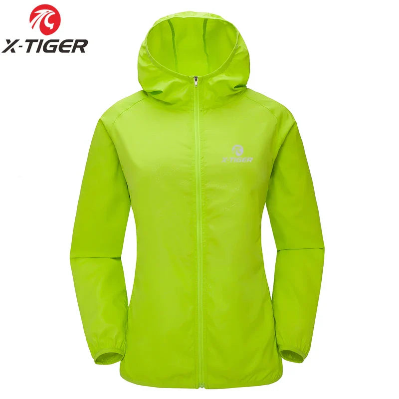 X-TIGER Windproof Reflective Cycling Jacket – Lightweight MTB