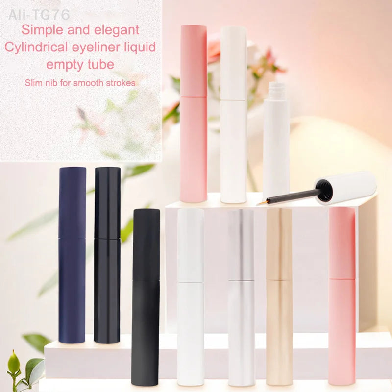 Empty 10ml Mascara Tubes with Brush Rod | Refillable Eyeliner