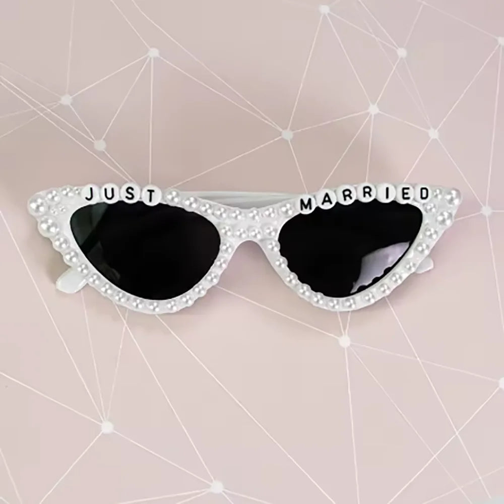 Bride To Be Sunglasses | Bachelorette & Bridal Party Gift Novelty Sunglasses Peaceful Pleasures Health and Wellness Style F