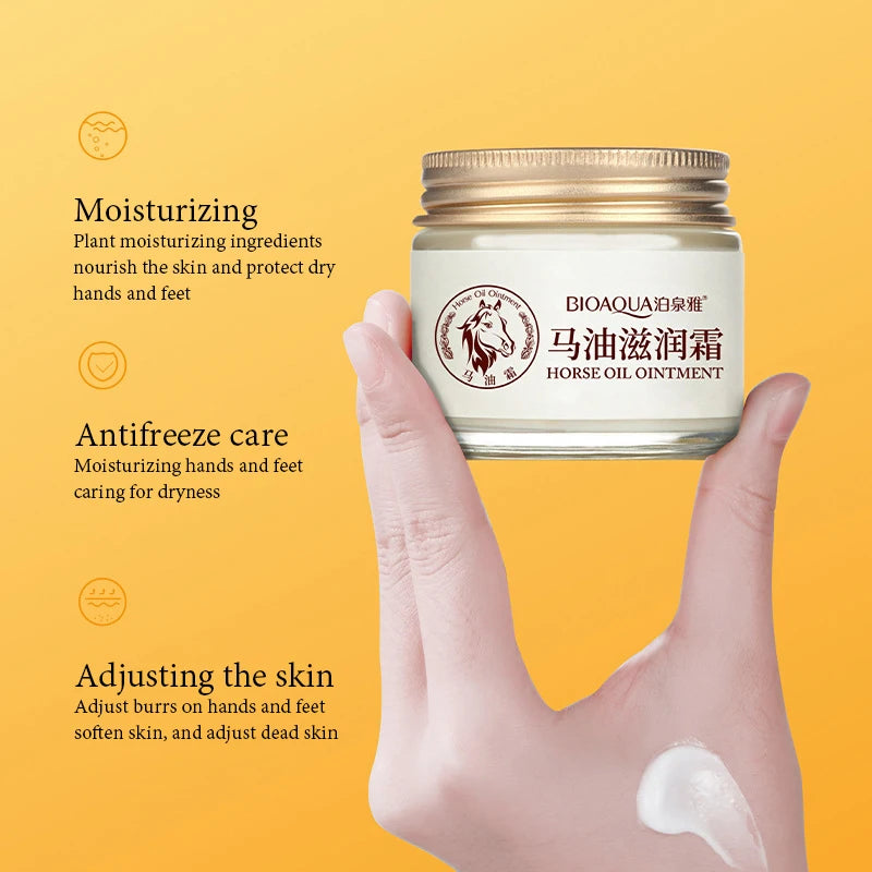 BIOAQUA Horse Oil Face Cream Anti-Wrinkle Moisturizer 70g