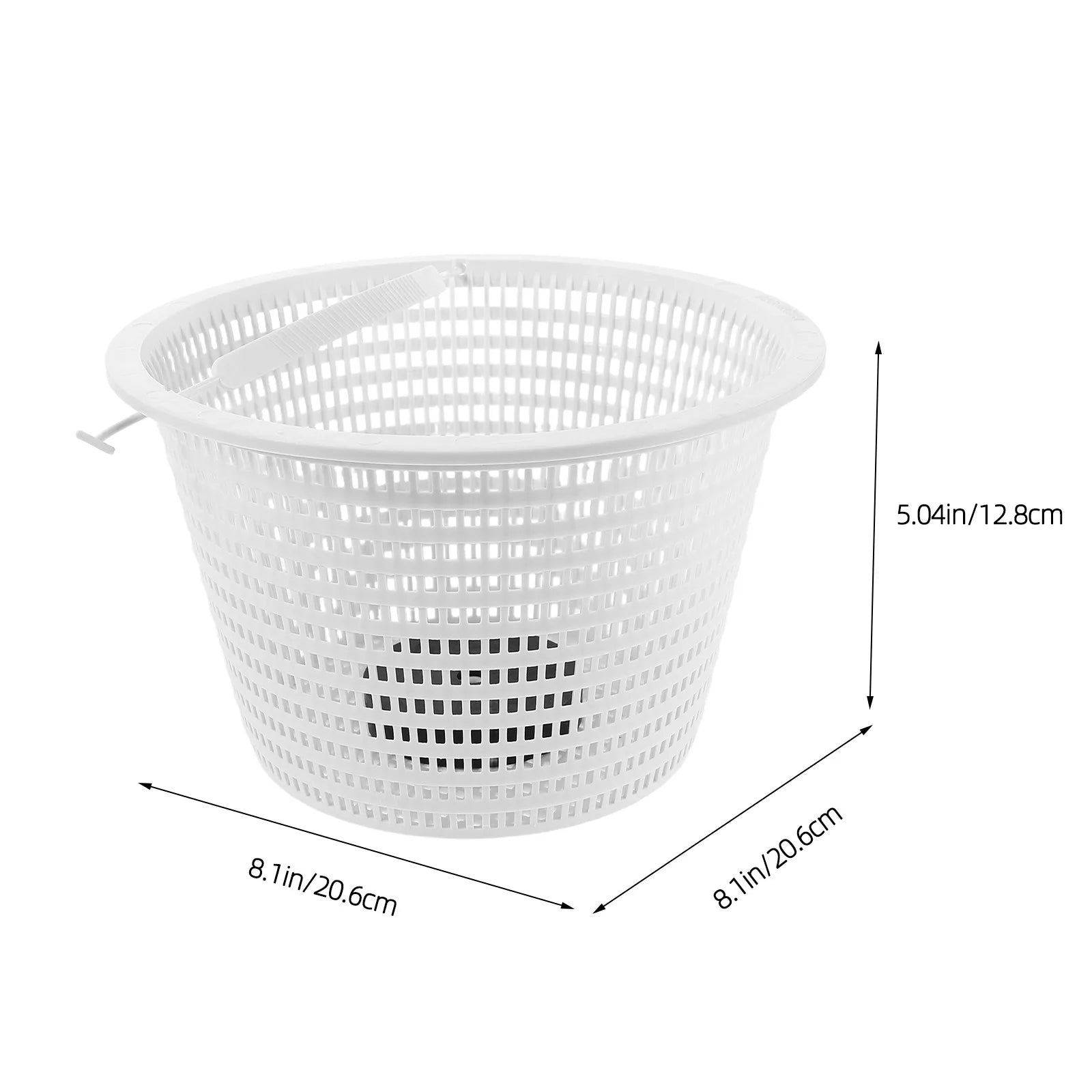 Swimming Pool Skimmer Basket 8.1 Inch Compatible with Hayward Sp1070 Anti Clogging Large Capacity Strainer Basket for Clear Peaceful Pleasures Health and Wellness
