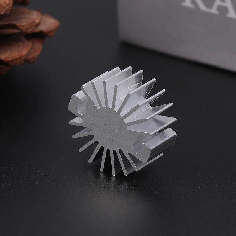 23*10mm LED Or Single Chip Heatsink Radiator Aluminum 1W Heat Sink Radiator For Household Lamp Radiator Replaceable Peaceful Pleasures Health and Wellness