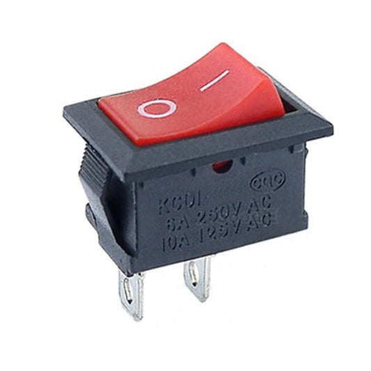 250V 3A Round Rocker Switch SPST OFF 2 Terminal Pins Panel Mount Peaceful Pleasures Health and Wellness Default Title