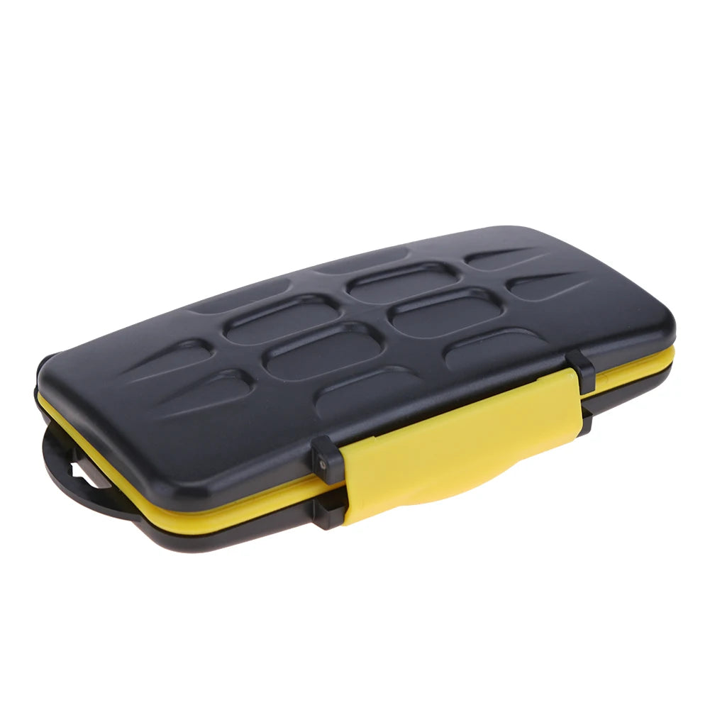 Multi-Grid Memory Card Case – Water-Resistant, 12-Slot