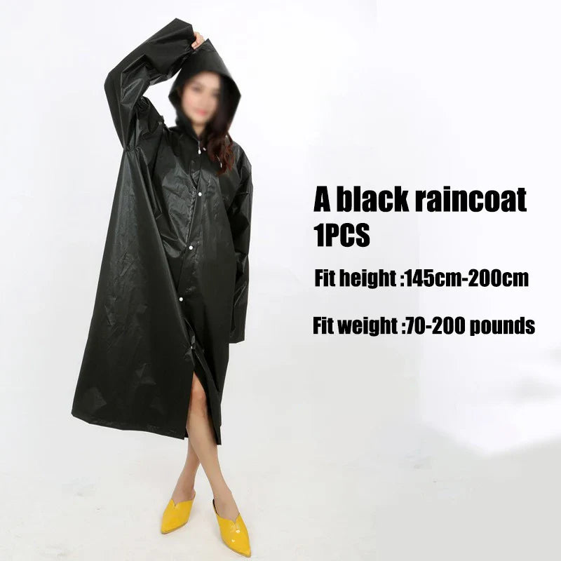 EVA Unisex Waterproof Raincoat & Rain Shoe Cover Set