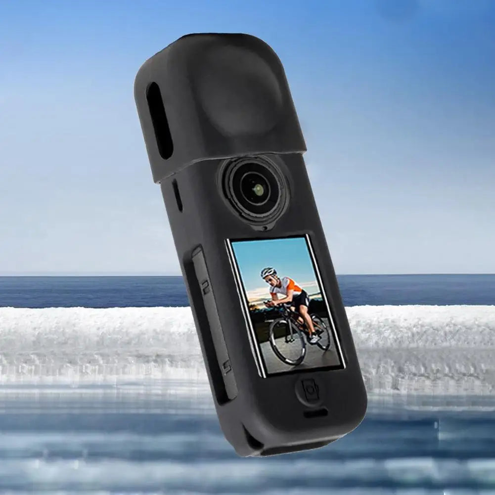 Silicone Protective Cover For Insta360 X4 Air Silicone Case: Protection For Your Sports Camera Sports Action Video Cameras Acc Peaceful Pleasures Health and Wellness