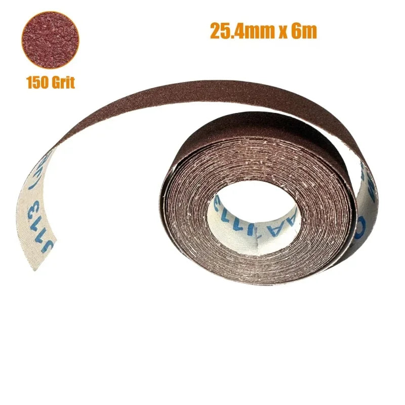 Abrasive Sandpaper Roll 6M x 25cm – Grit 80 to 600 Emery Cloth Peaceful Pleasures Health and Wellness Single Roll P150