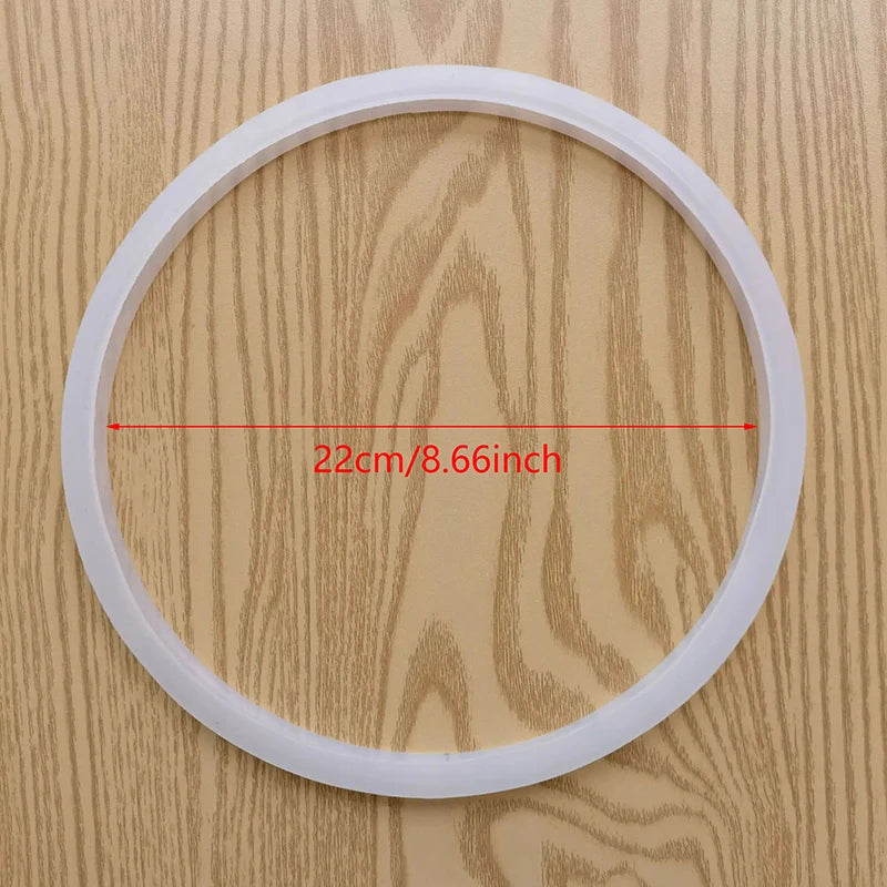 Silicone Pressure Cooker Sealing Ring | Multi-Size O-Ring Gasket Pressure Cooker Gasket Peaceful Pleasures Health and Wellness 22cm
