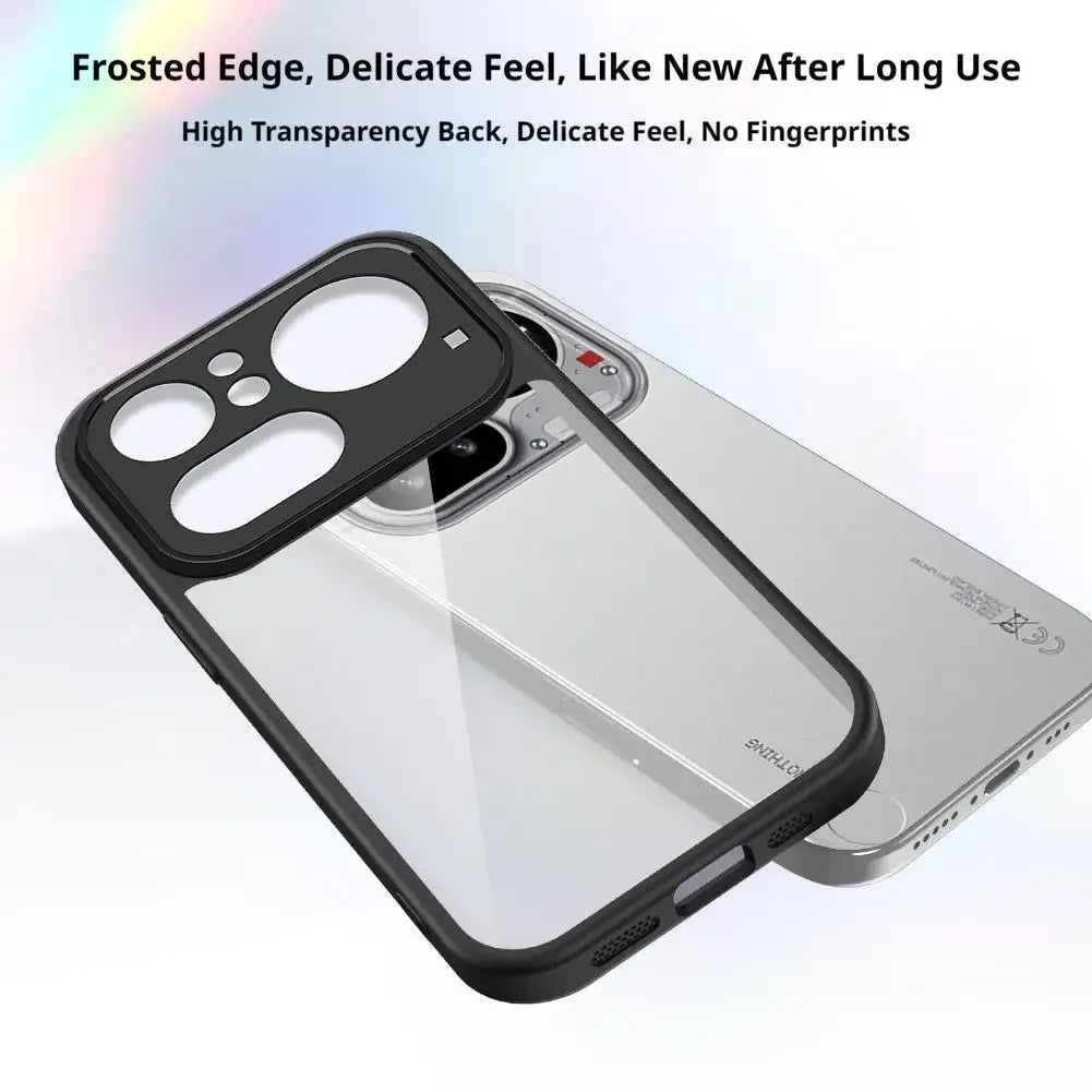 Transparent Matte TPU Silicone Case For Nothing Phone 4A/4A Pro Shockproof Bumper Protection Anti Fingerprint Phone Accessories Peaceful Pleasures Health and Wellness