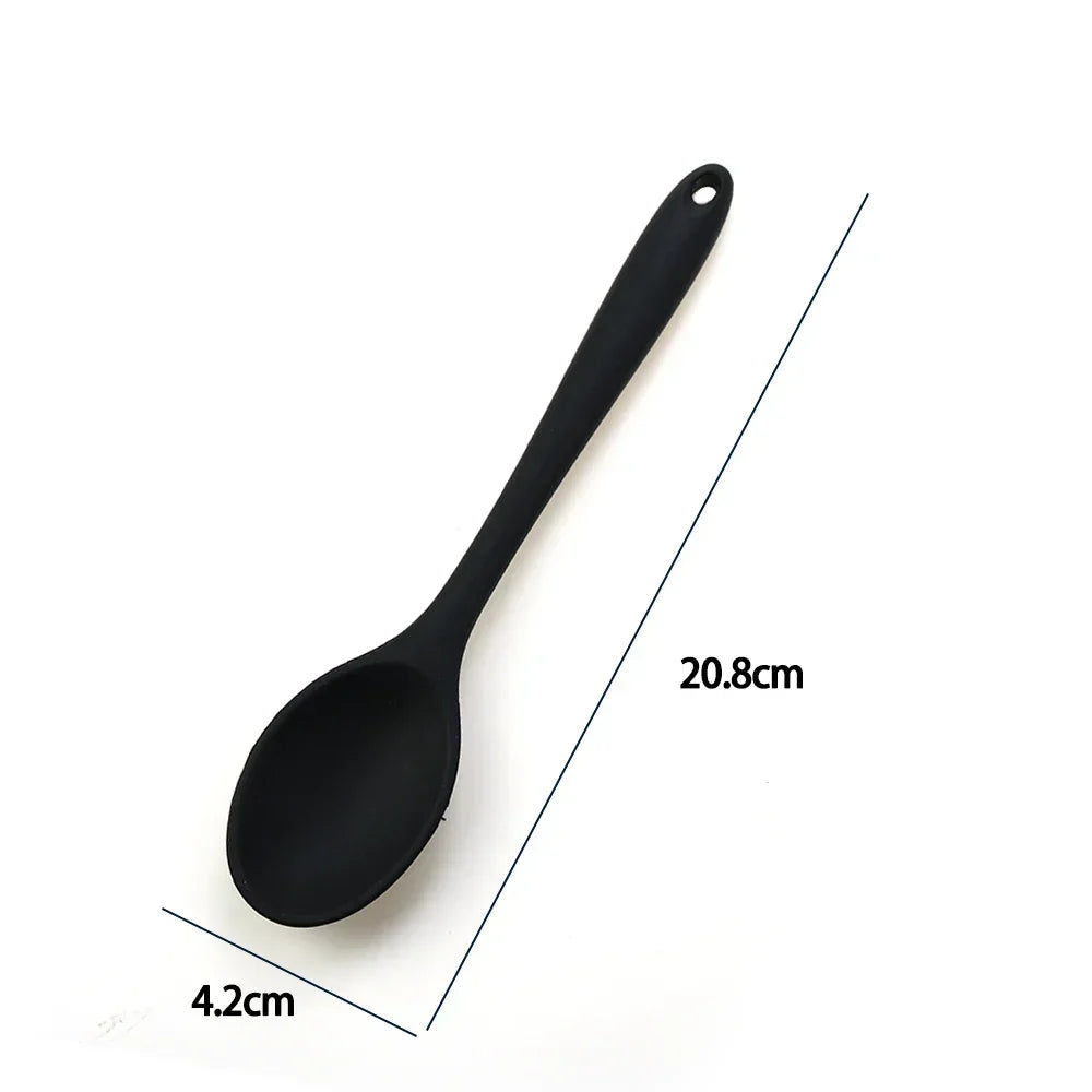 Silicone Soup Spoon – Nonstick-Safe Kitchen Mixing Ladle