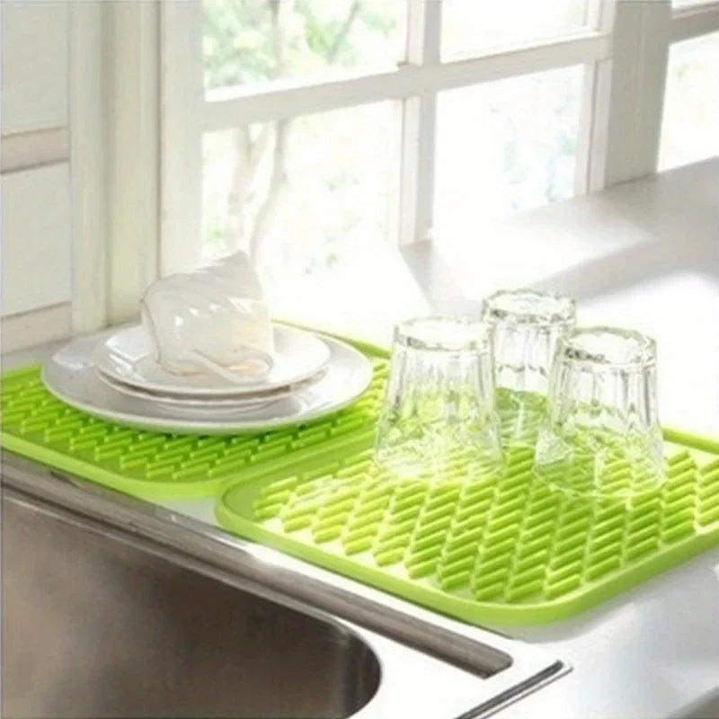 Silicone Heat Resistant Kitchen Mat – Flexible Hot Pad Trivet