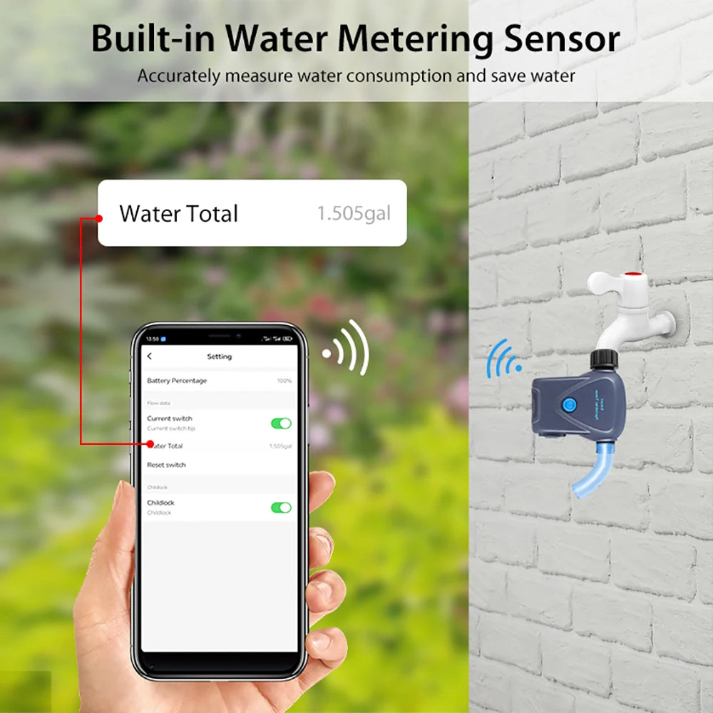 Tuya ZigBee Smart Sprinkler Timer Garden Watering IP66 Waterproof Automatic Drip Irrigation Control Work With Alexa Google Home Peaceful Pleasures Health and Wellness