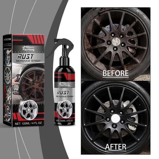 RayHong Wheel Rust Remover & Rim Cleaner Spray 120ml Wheel Cleaning Spray Peaceful Pleasures Health and Wellness 100ml