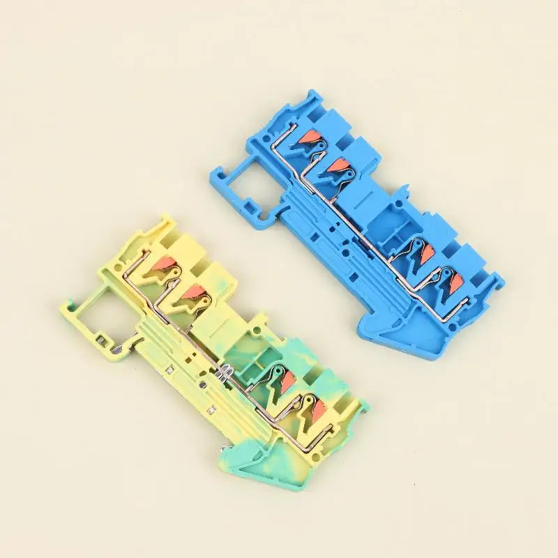 5-Pack PT2.5 QUATTRO Screwless Push-In Spring Terminal Block Terminal Block Connector Peaceful Pleasures Health and Wellness
