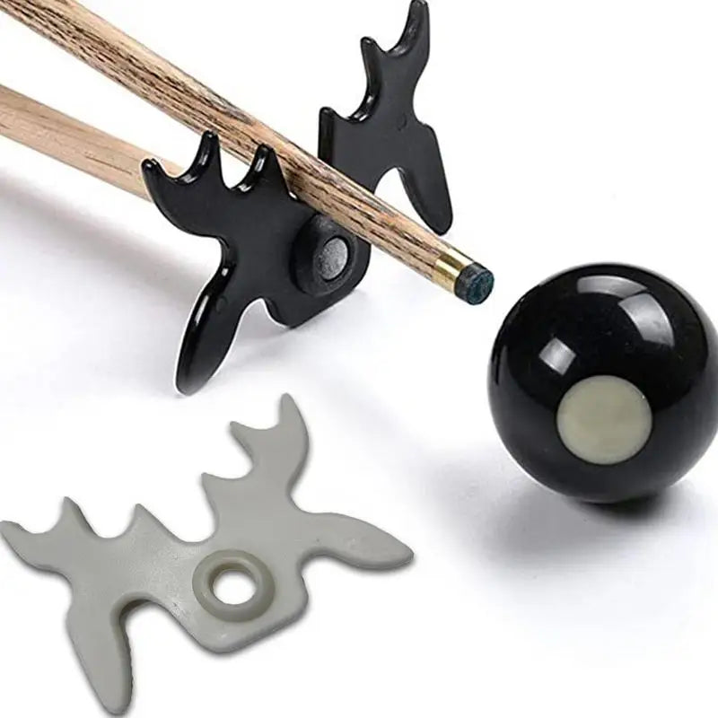 New Pool Cue Black SnookerBilliards Cue Rack Bridge Head Billiards Cross Antlers Rod Holder Accessories Peaceful Pleasures Health and Wellness
