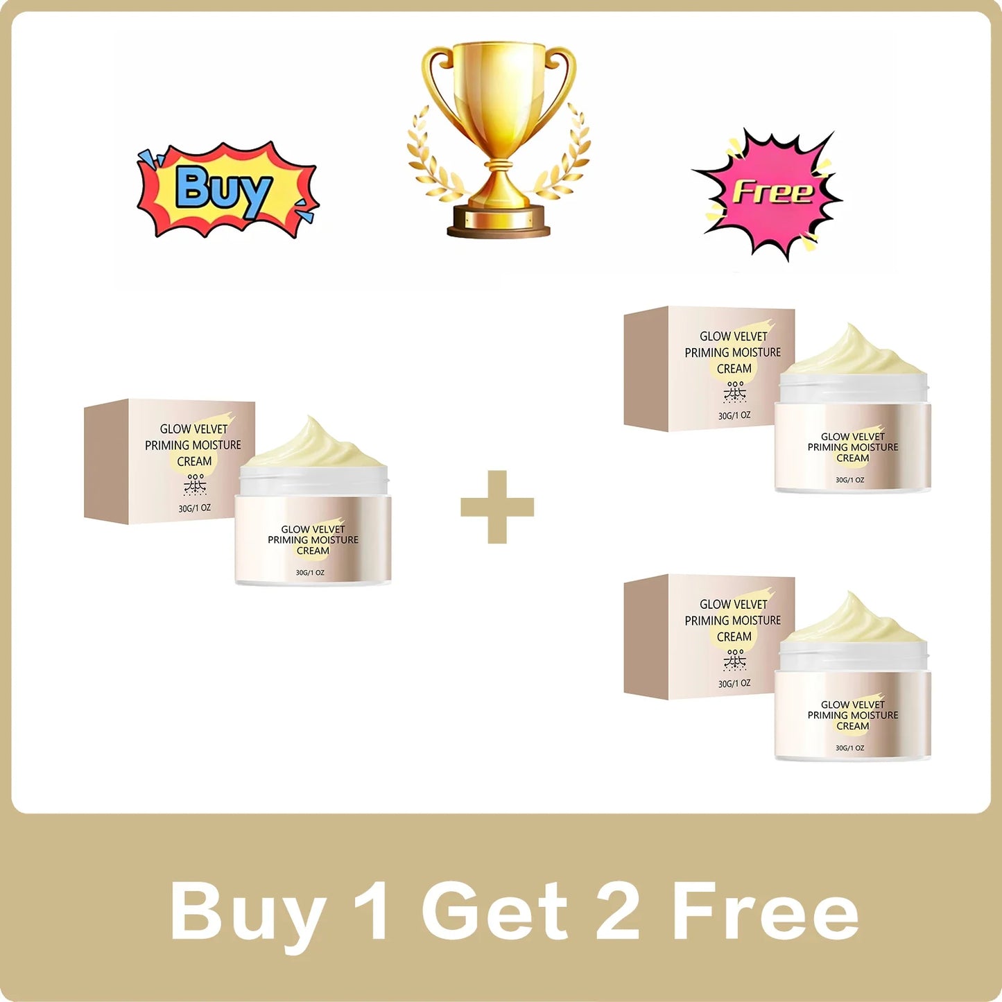 2-in-1 Hydrating Makeup Primer & Moisturizer 30g – Smooth Base