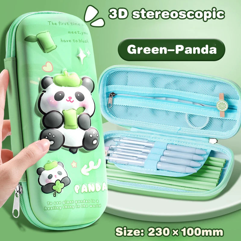 3D Capybara Pencil Case – Waterproof Large Capacity Pen Pouch
