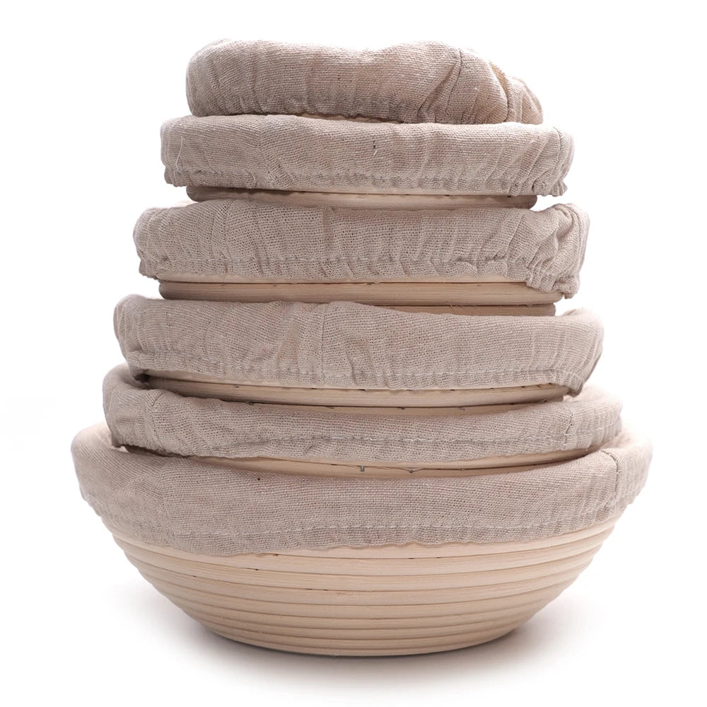 Leeseph Proofing Basket, Bread Proofing Basket + Linen Liner Cloth for Professional & Home Bakers Peaceful Pleasures Health and Wellness