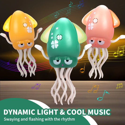 Dancing Squid Induction Lying Flat Light&music Interactive Peaceful Pleasures Health and Wellness