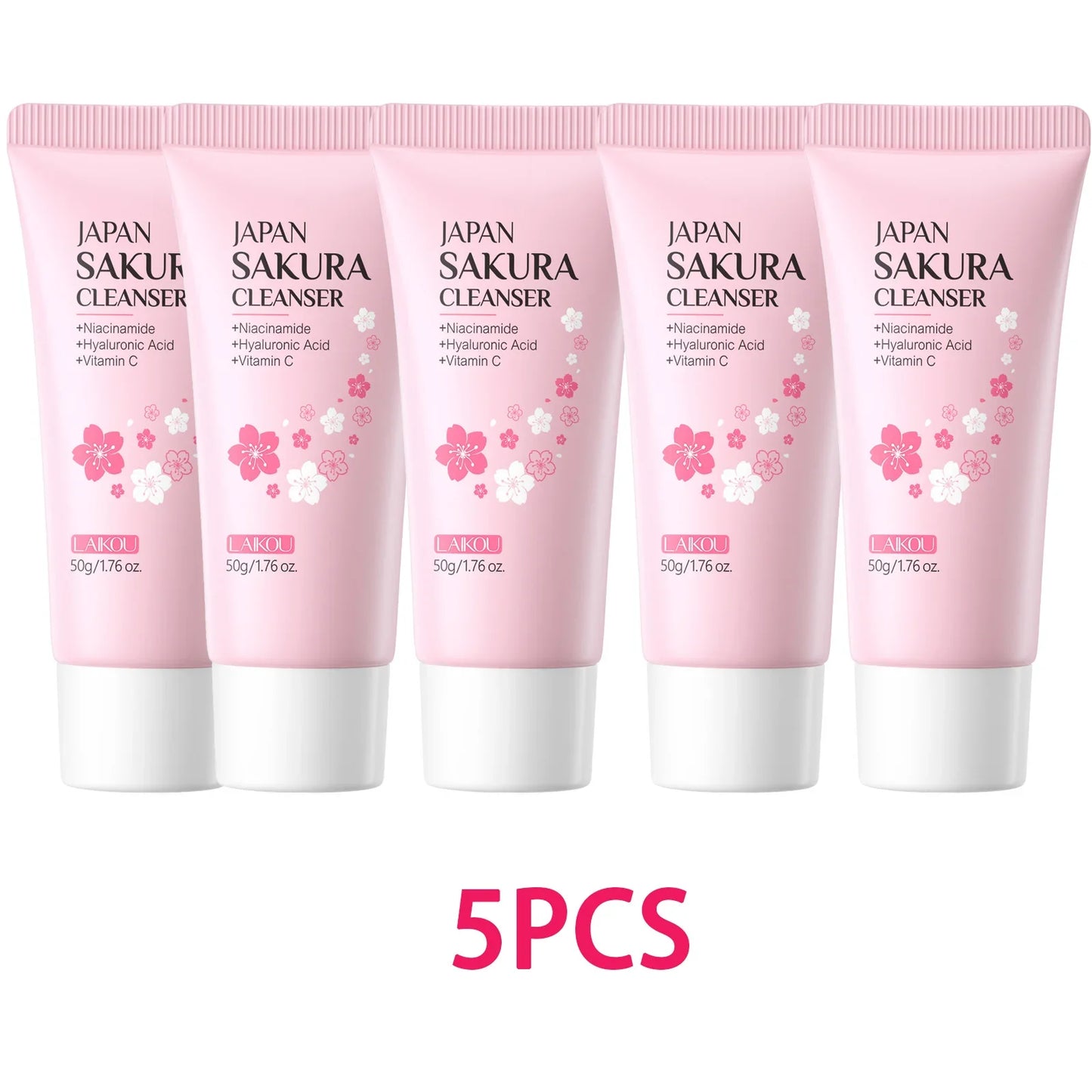 Laikou Sakura Facial Cleanser 50g – Oil Control & Brightening