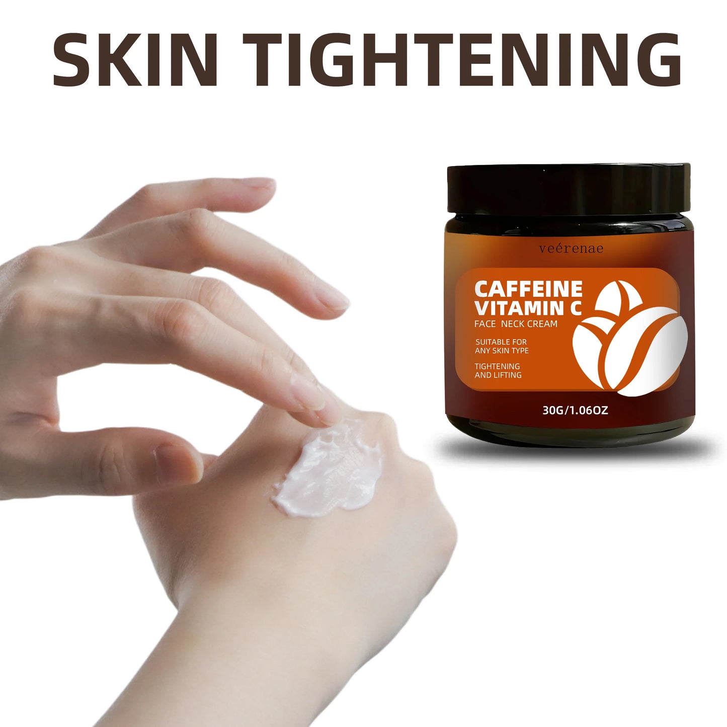 Caffeine Vitamin C Face & Neck Cream – Lifting & Firming