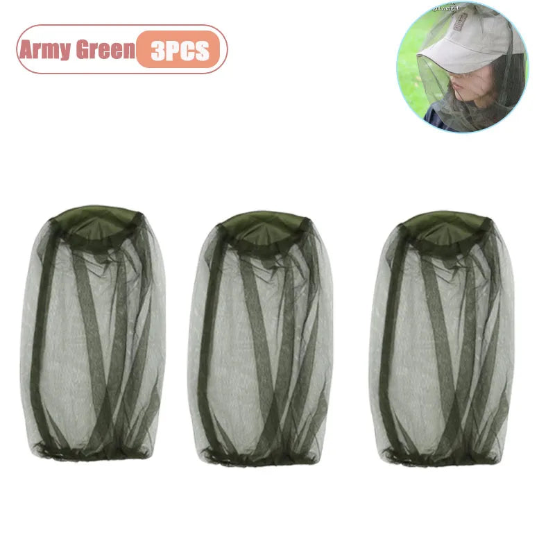 Outdoor Mesh Bug Net Face Shield Hat | Fishing & Beekeeping
