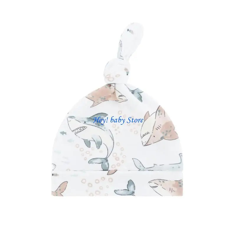 Soft Cotton Knotted Baby Hat – Newborns & Infants 0–24M