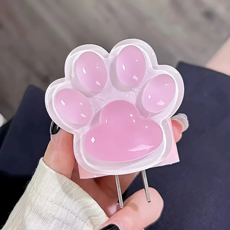 Pink Cute Cat Print 20W Fast Charging Cable Protector for iPhone - Protective Cover for Girls, Stylish Phone Accessory Peaceful Pleasures Health and Wellness
