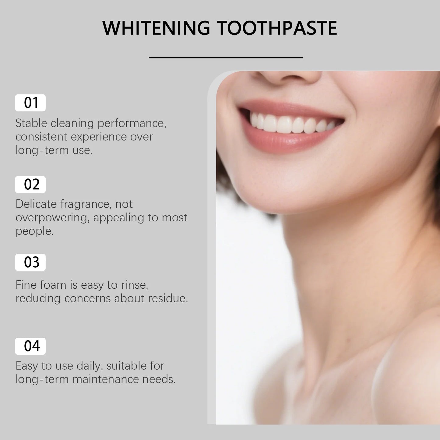 Gentle Cleansing Toothpaste Teeth Stain Removal Reduce Oral Odor Protect Gum Refreshing Oral Hygiene Dental Whitening Toothpaste Peaceful Pleasures Health and Wellness