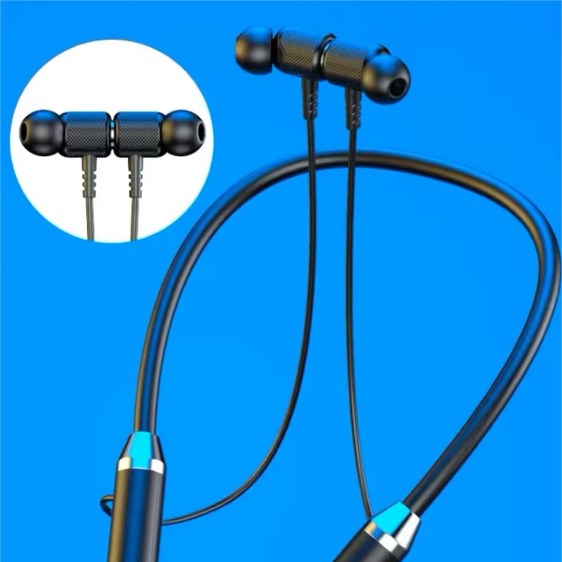 DIXSG Neckband Bluetooth Earbuds – Wireless Sport Headset with Mic