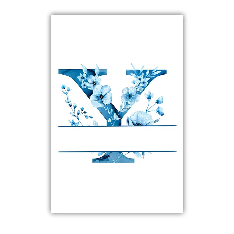 Custom Name Nursery Wall Art, Animal Flower Canvas Painting, Nordic Poster Print for Baby, Toddler Kids Room Decor Peaceful Pleasures Health and Wellness