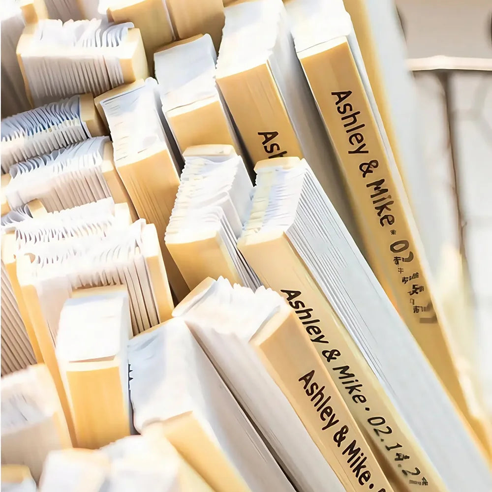 Custom Wooden Hand Fan | Wedding & Bachelorette Party Favor