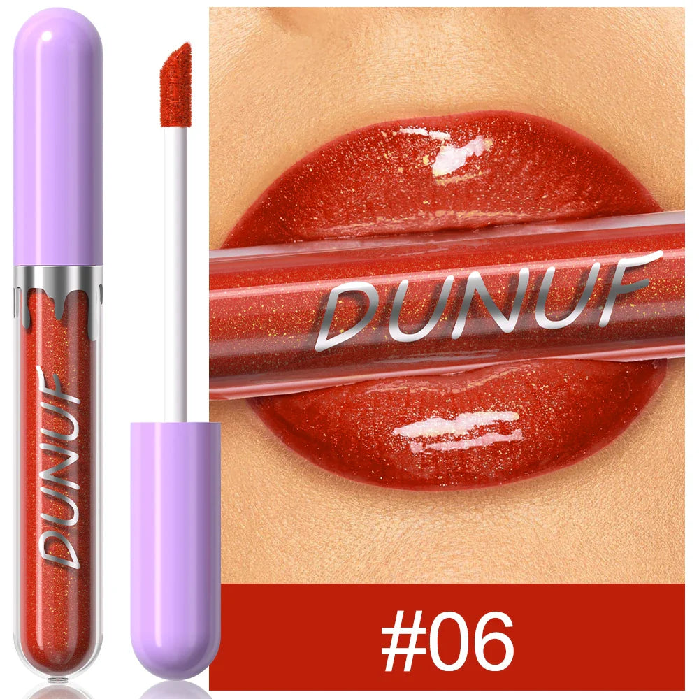 DUNUF Pearl Lip Gloss – Moisturizing, Waterproof & Long-Lasting