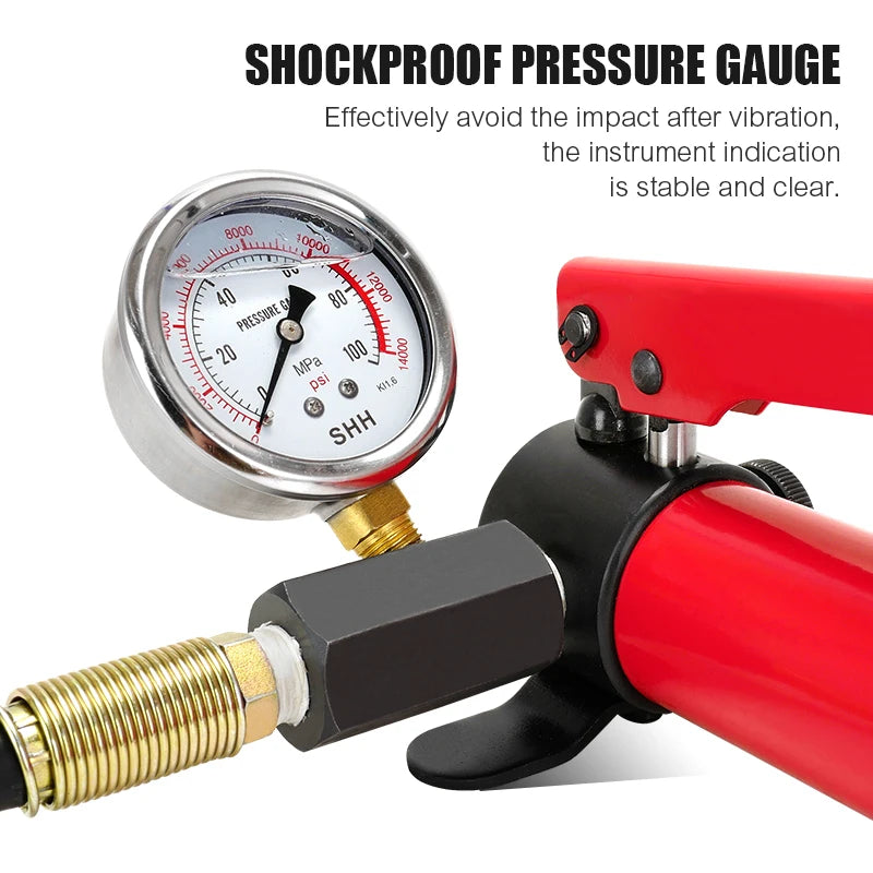 High Pressure Hydraulic Hand Pump CP-180 Manual Hydraulic Pressure Pump Peaceful Pleasures Health and Wellness