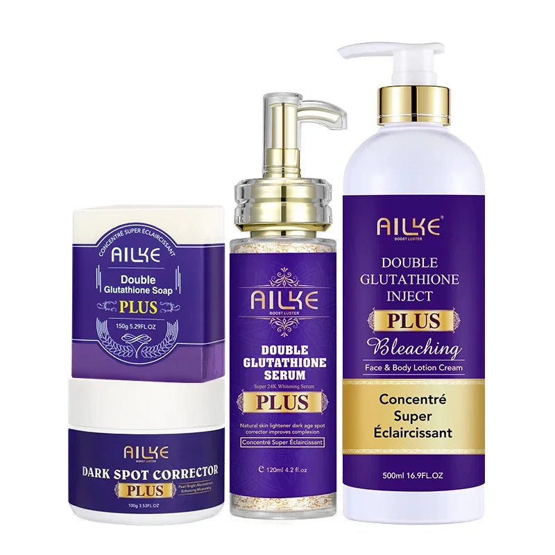 AILKE Glutathione Plus 4-Piece Skin Brightening Set