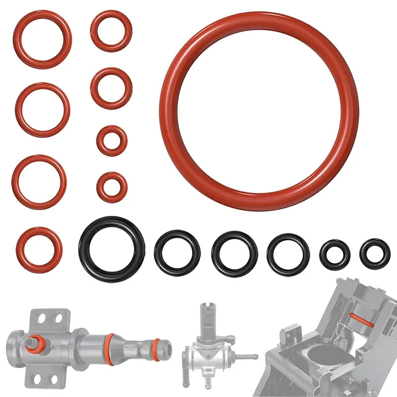 15-Pc Silicone O-Ring Gasket Set for Saeco Coffee Maker Coffee Maker Gaskets Peaceful Pleasures Health and Wellness