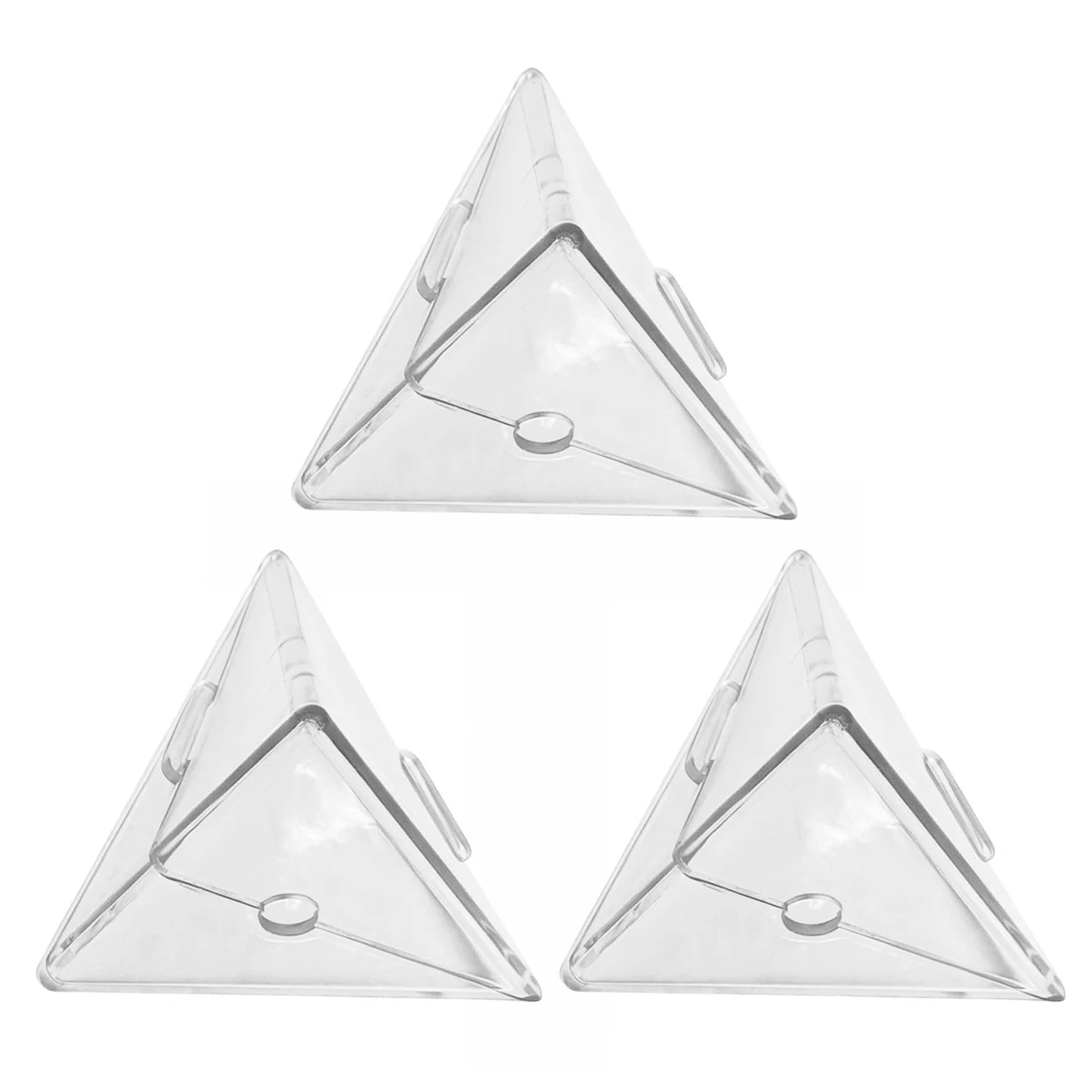 Mini Cube Fruit Shaping Mould Unique Shape Tomato Strawberry Mould Mini Transparent Plastic Mould for Home Garden Balcony Peaceful Pleasures Health and Wellness 3pcs Triangle