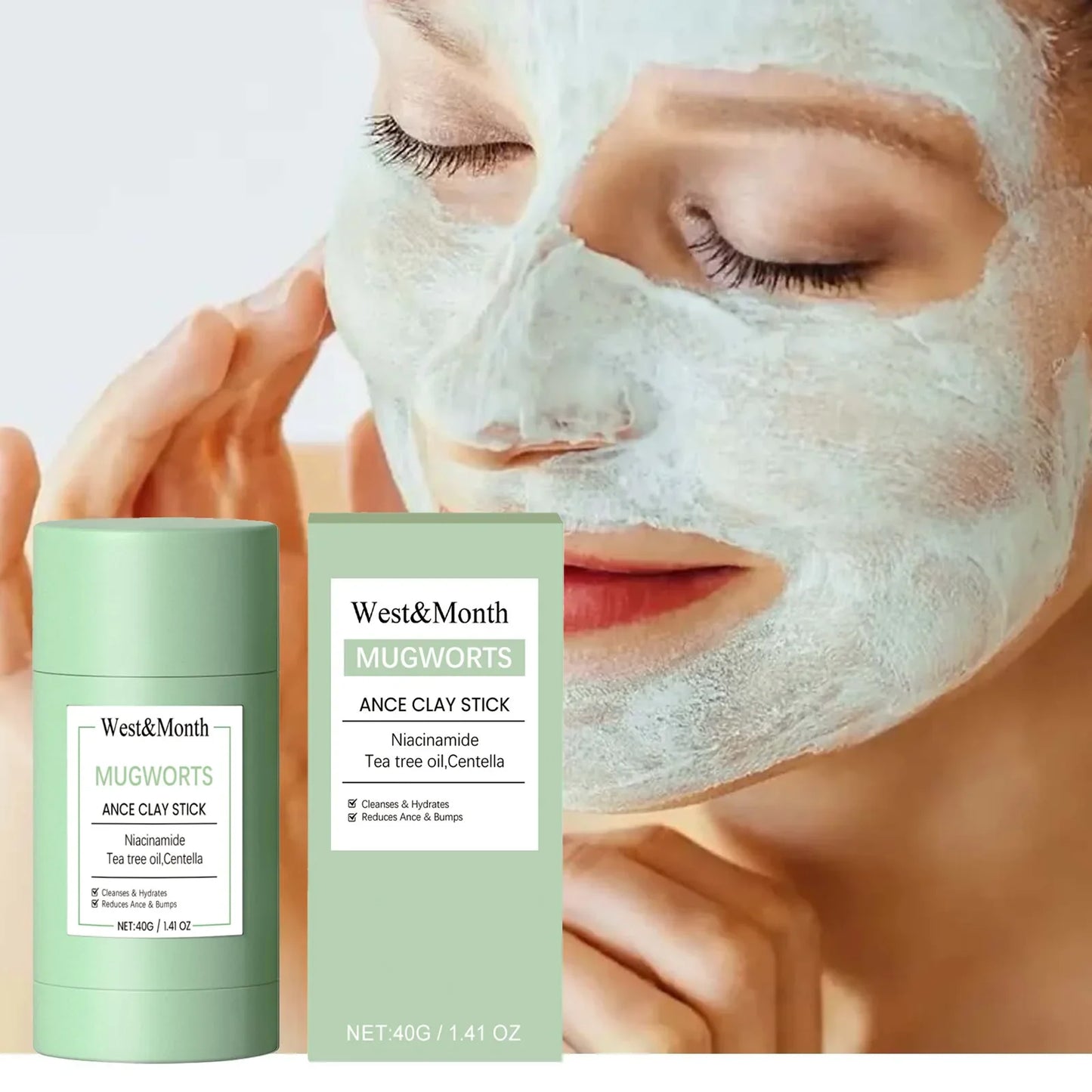 Blackhead Cleansing Mud Mask 40g – Pore-Purifying & Brightening