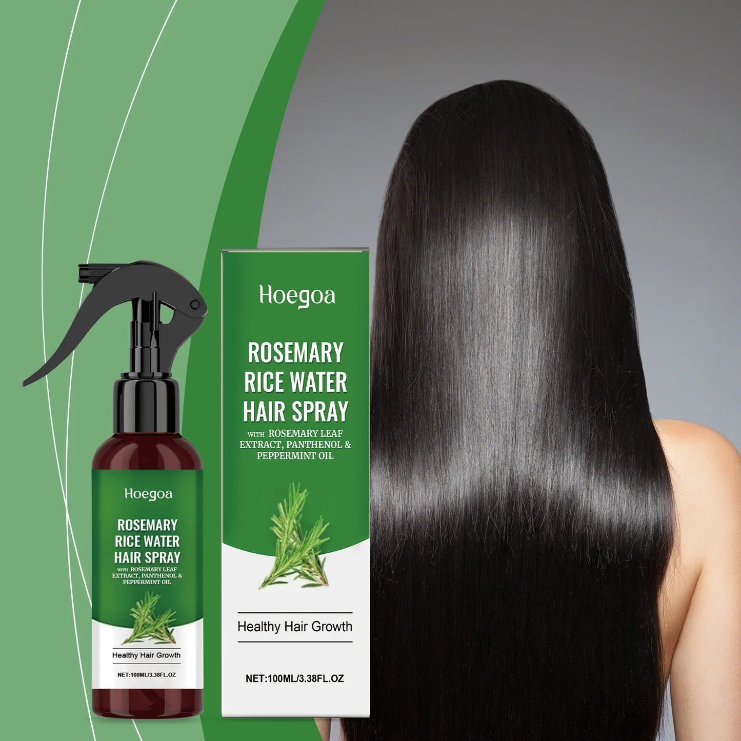HOEGOA Rosemary Hair Growth Spray – Anti-Baldness Scalp Treatment