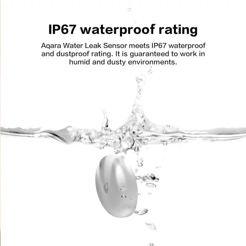 Aqara Water Immersing Sensor Flood Water Leak Detector Waterproof Remote Control Alarm Smart Home Security for Xiaomi Mijia Hom Peaceful Pleasures Health and Wellness