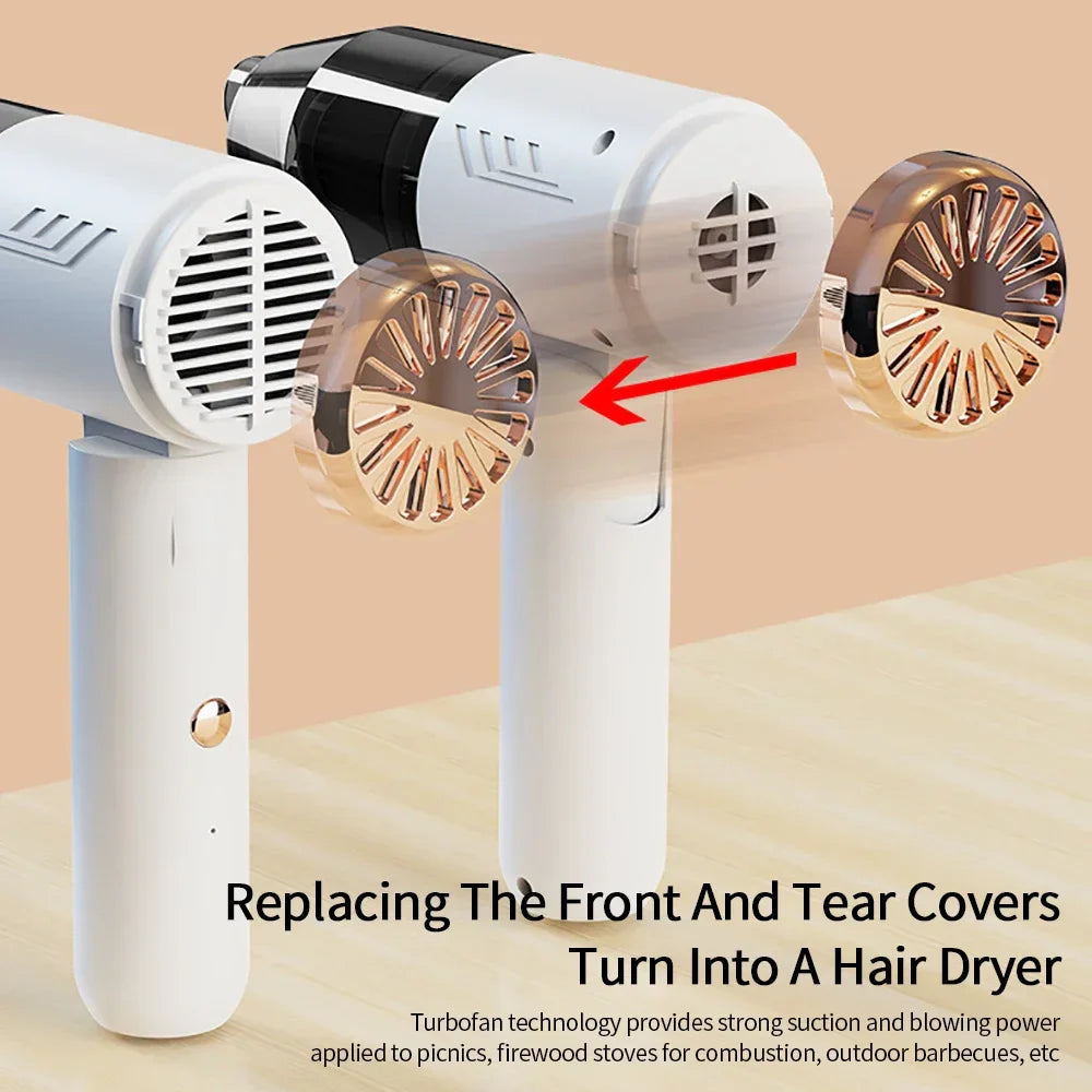 Mini Wireless Handheld Car Vacuum Cleaner & Blower – High Suction
