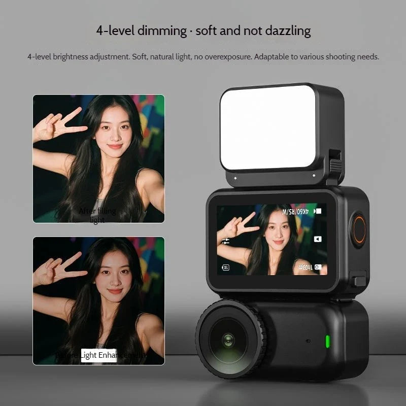 Magnetic Mini LED Fill Light for DJI Osmo – IPX4 Waterproof