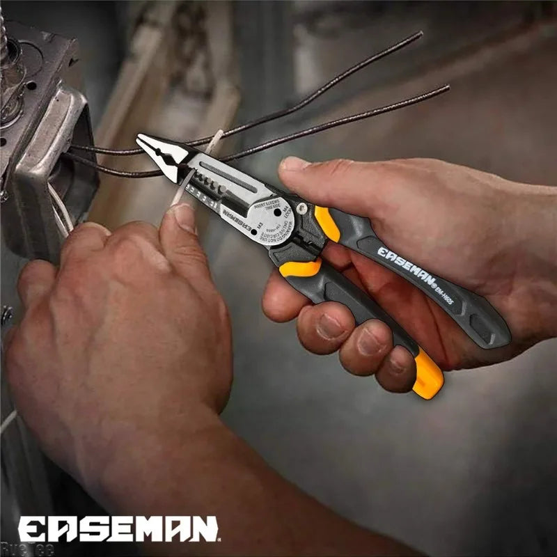 EASEMAN Wire Stripper & Cutter Pliers | Carbon Steel Multi-Tool