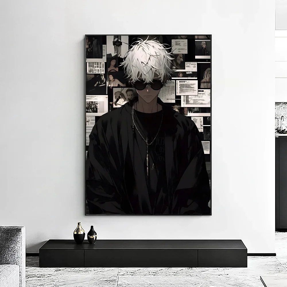 Satoru Gojo Canvas Wall Art | Jujutsu Kaisen Anime Poster