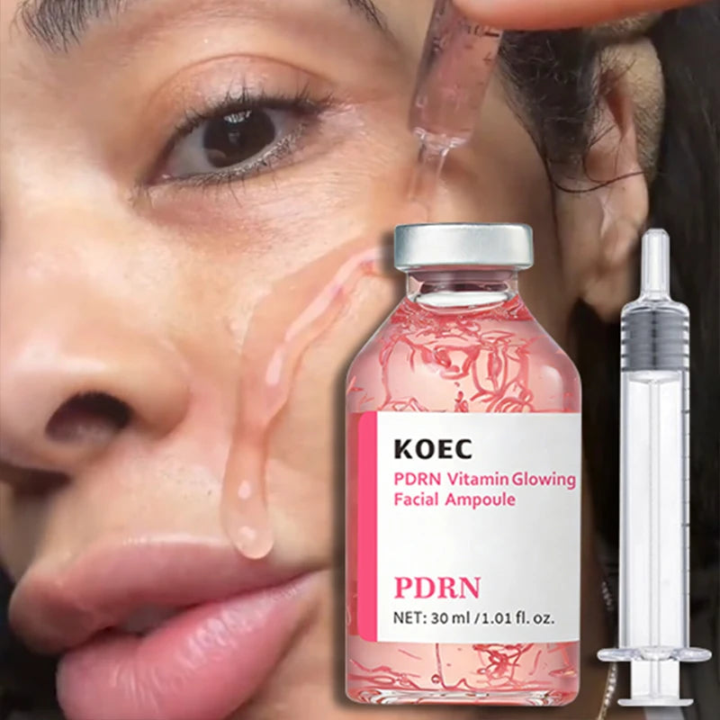 Koec Salmon Dna Silk Facial Ampoule Face Serum 30ml Deeply Hydrating Collagen Nourishing Skin Care Ampoule For Daily Facial Care Peaceful Pleasures Health and Wellness
