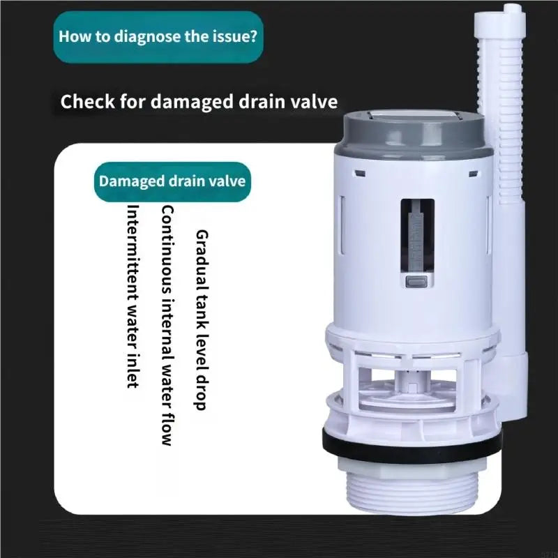 3-Inch Toilet Flush & Fill Valve Repair Kit | Dual Flush Button