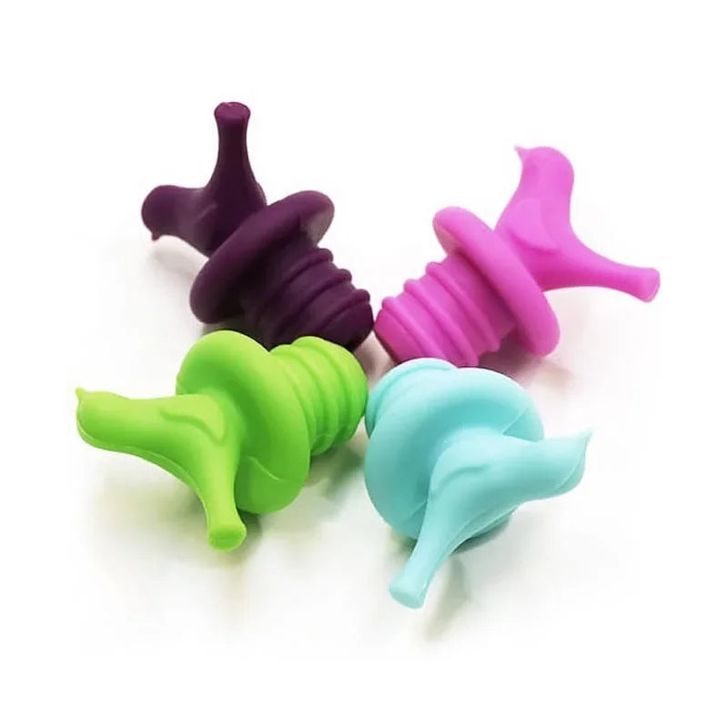 Random Silicone Wine Beer Bottle Cap Stopper Beverage Savers Bar