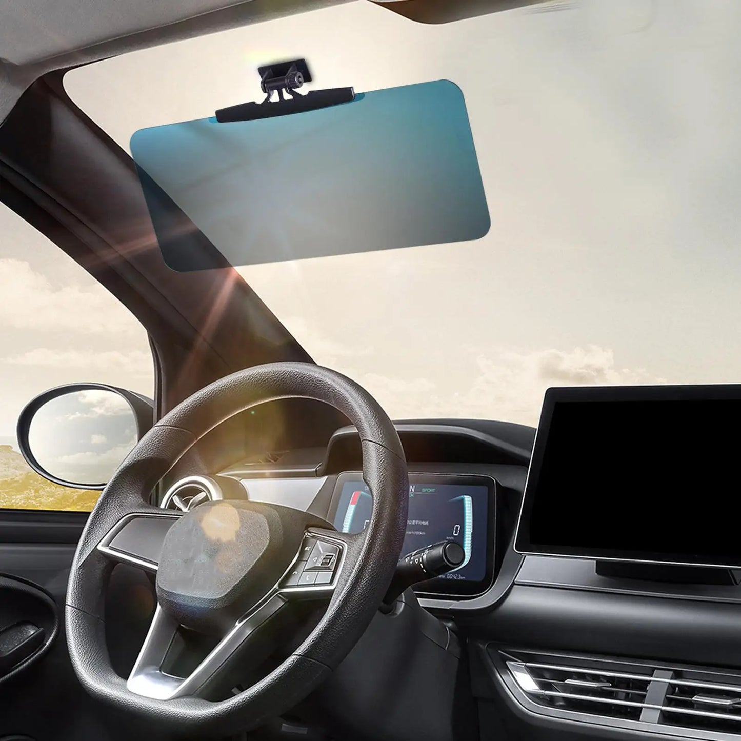 Car Visor Extender Sun Blocker | UV Shield 180° Rotation