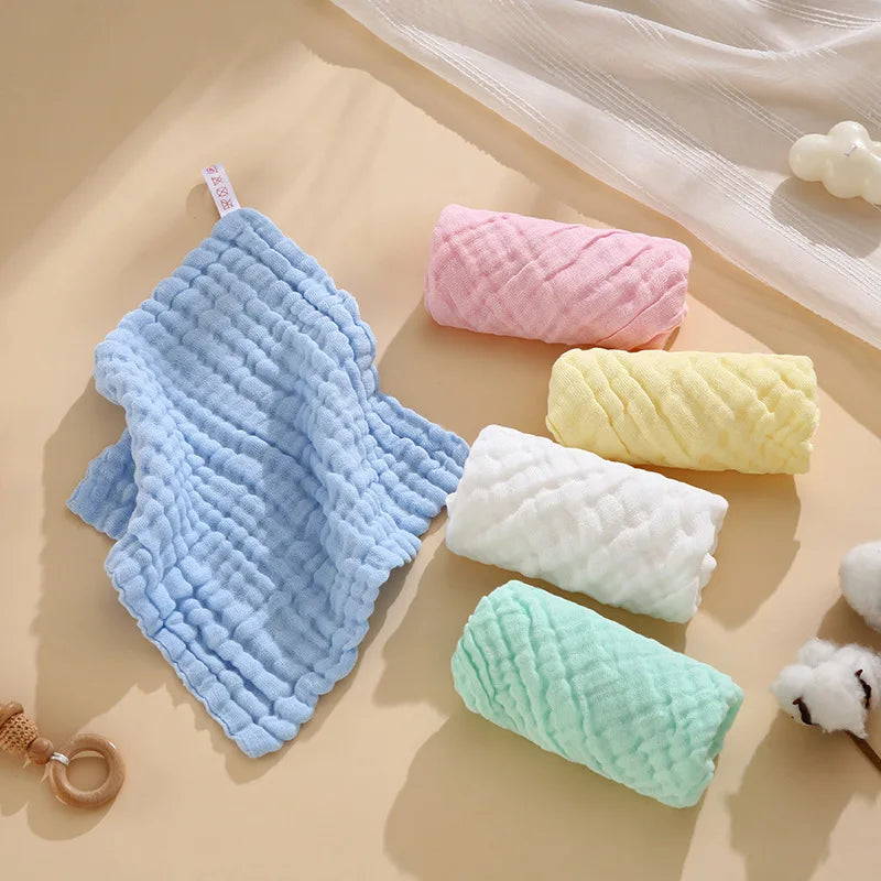 Soft Muslin Baby Washcloths – Gentle Newborn Face Towels